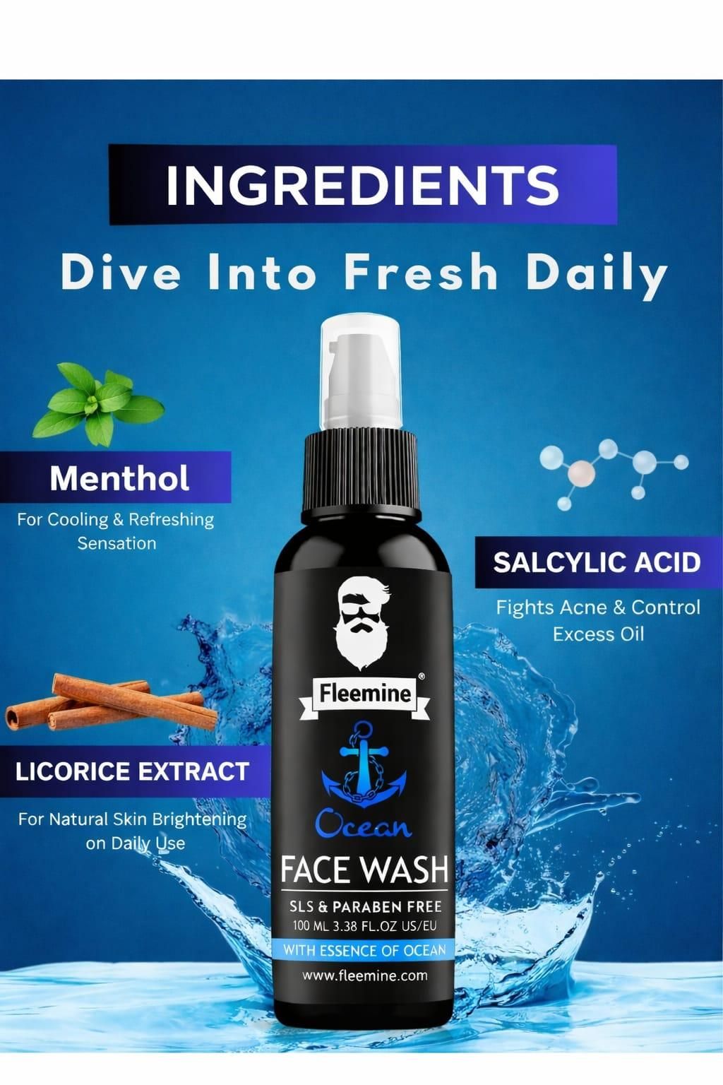 Ocean Face Wash 100 ml (Pack of 2)