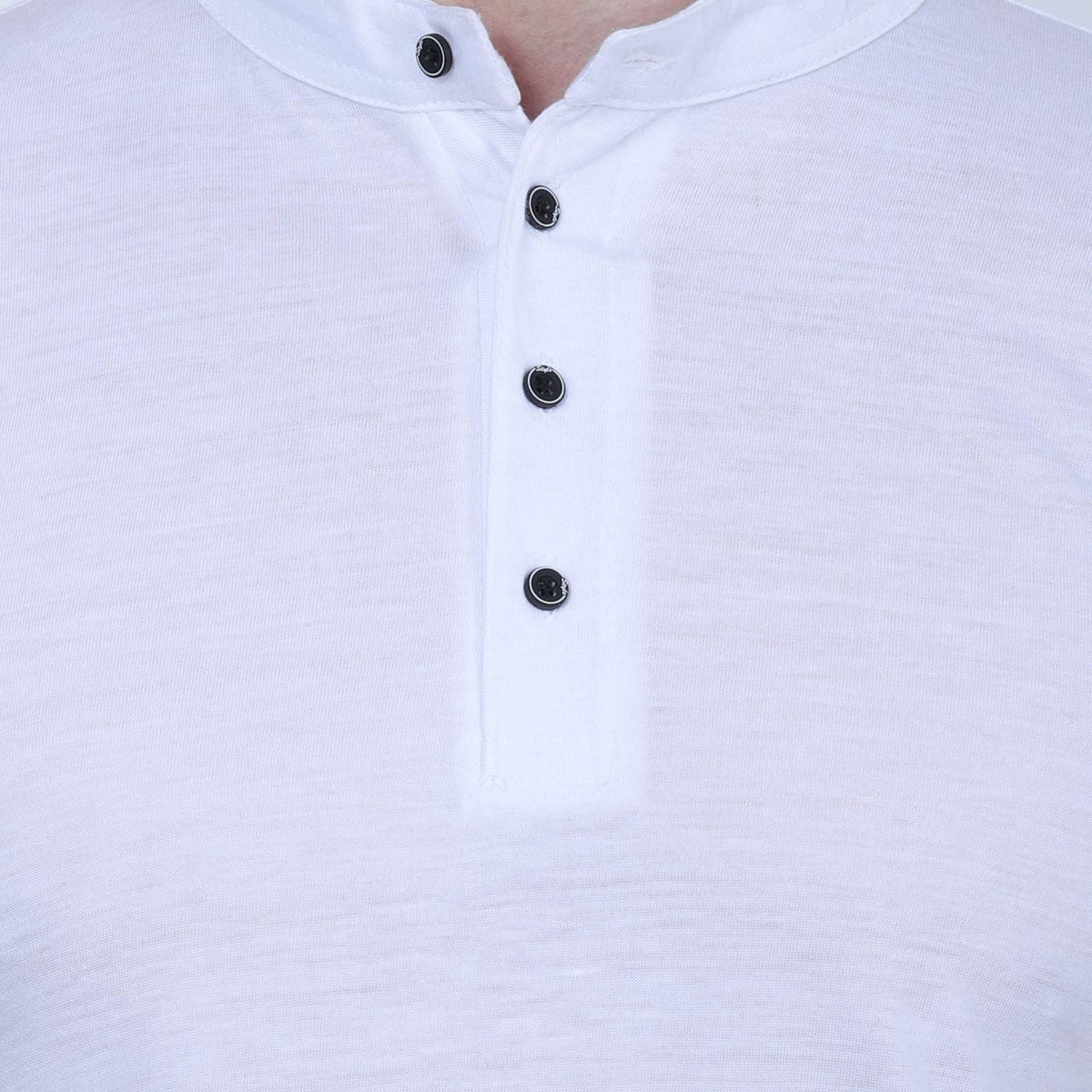 Cotton Blend Solid Full Sleeves T-Shirt